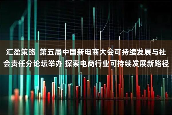 汇盈策略  第五届中国新电商大会可持续发展与社会责任分论坛举办 探索电商行业可持续发展新路径